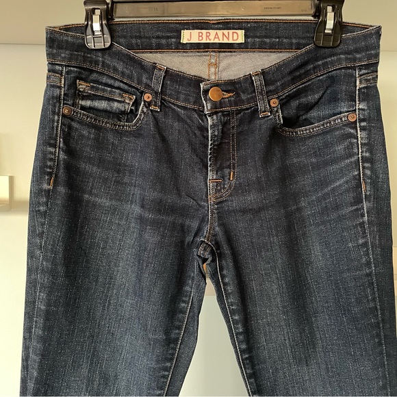 J Brand Pencil Leg Dark Blue Mid Rise Skinny Jeans - Picture 4 of 11